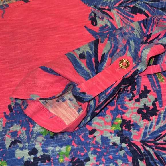 Lilly Pulitzer Surfcrest Swing Dress in Tiki Pink, Out on a Limb Women’s Size S - Picture 9 of 10